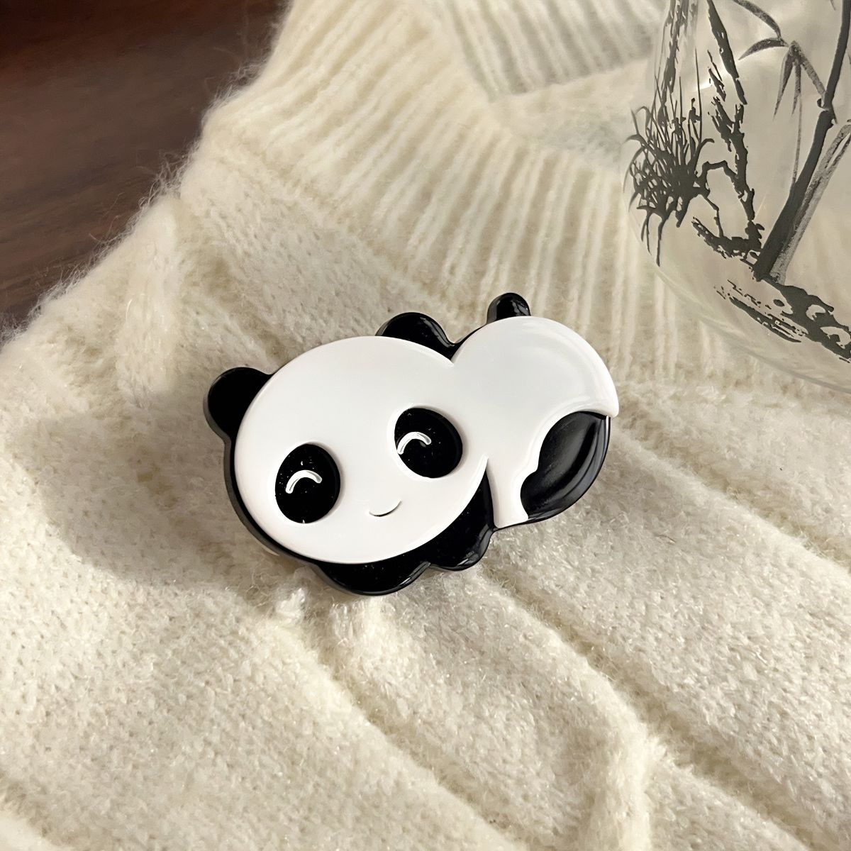 Small Panda Hair Clips
