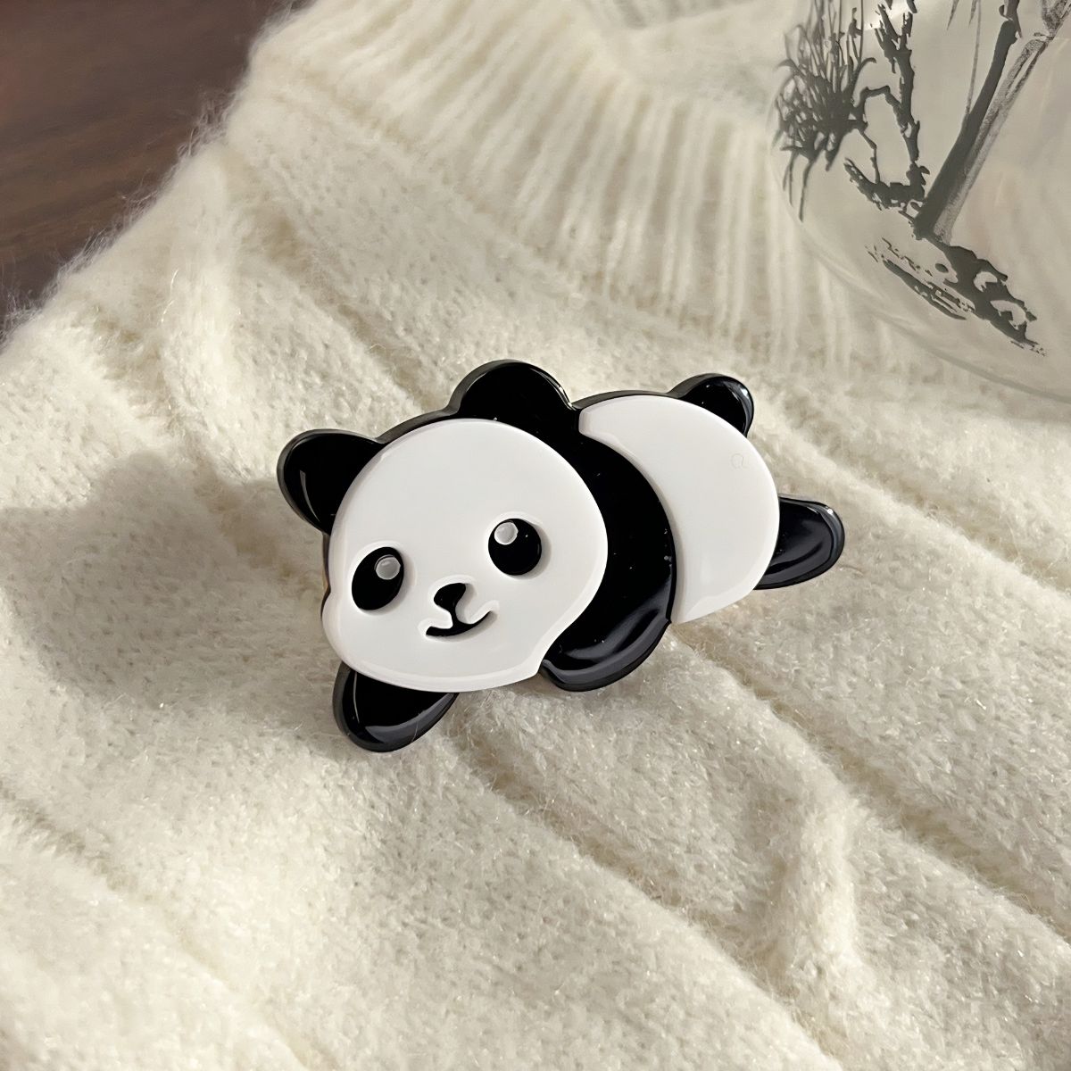 Small Panda Hair Clips