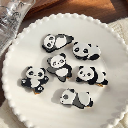 Small Panda Hair Clips