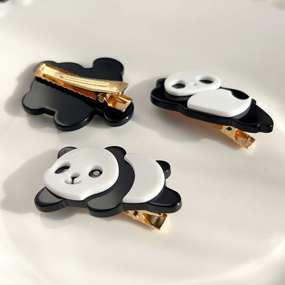Small Panda Hair Clips