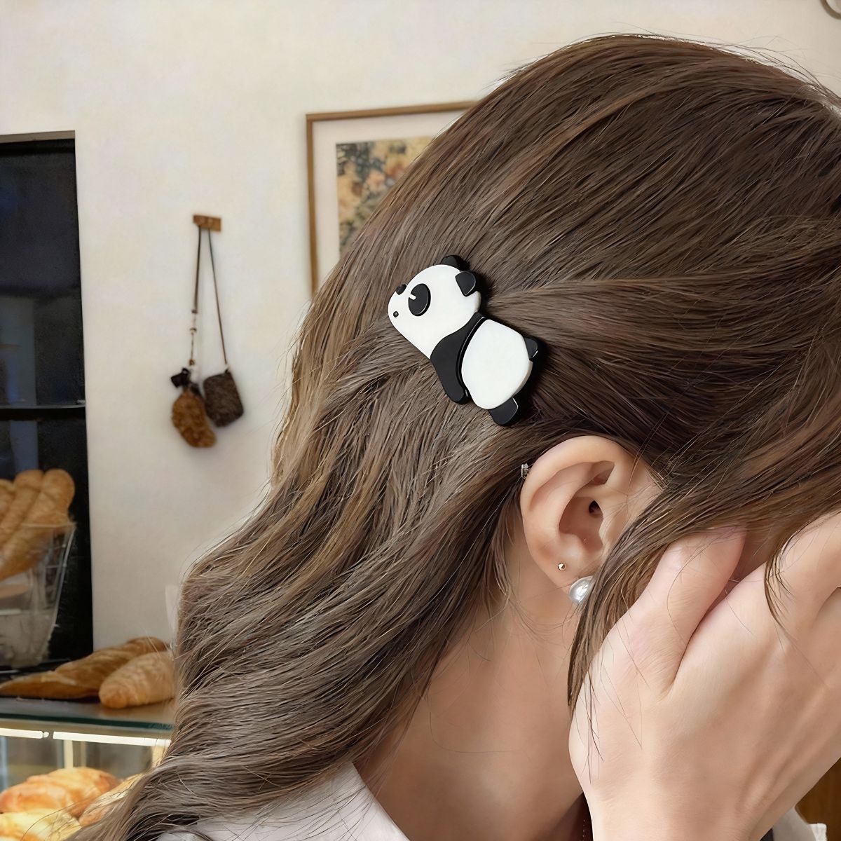 Small Panda Hair Clips