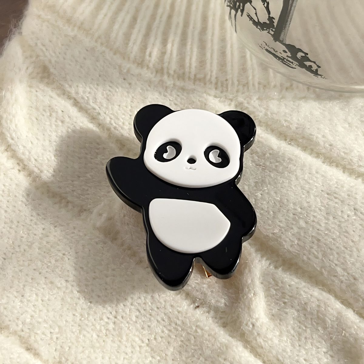 Small Panda Hair Clips