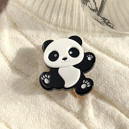 Small Panda Hair Clips