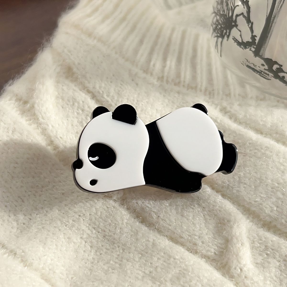 Small Panda Hair Clips