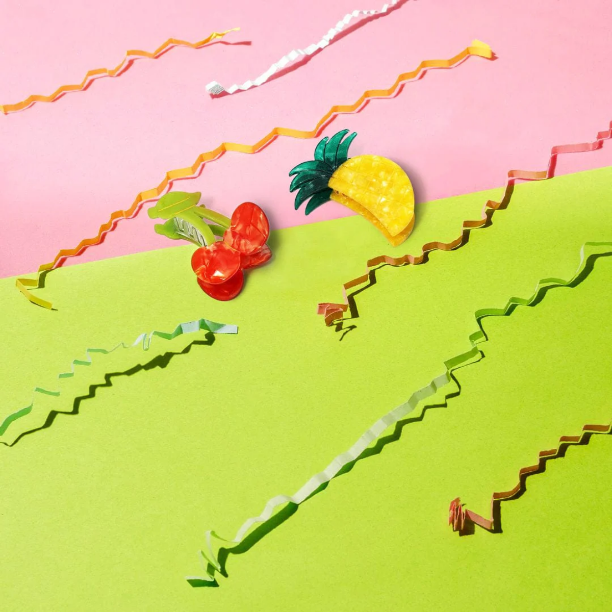 Small Red Cherry Hair Claw