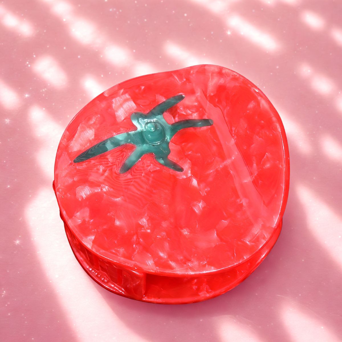 Small Tomato Hair Claw