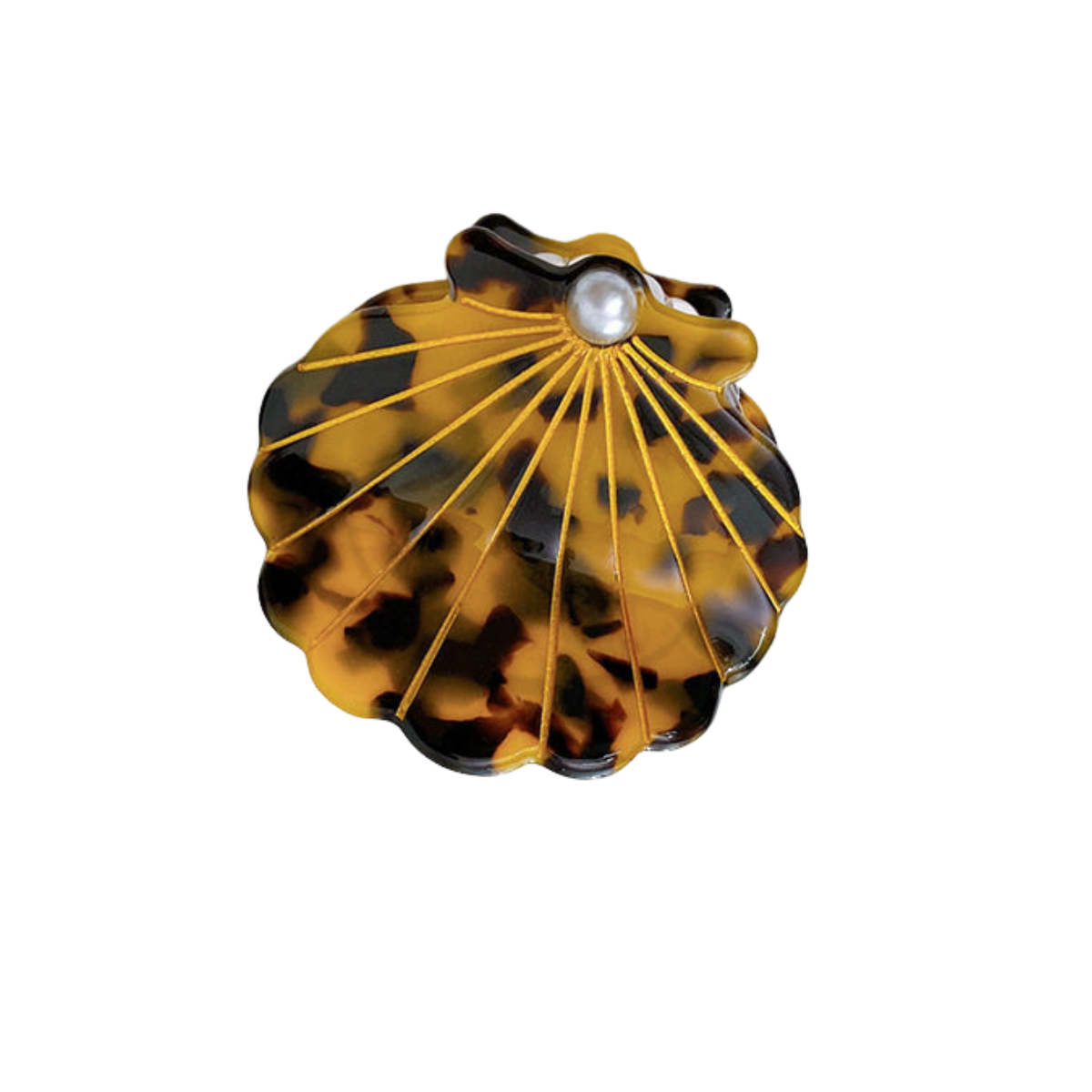 Small Tortoiseshell Pearl Shell Hair Claw
