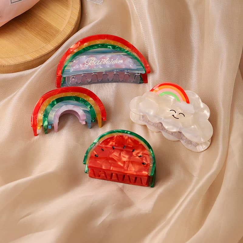 Small Watermelon Hair Claw