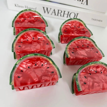 Small Watermelon Hair Claw