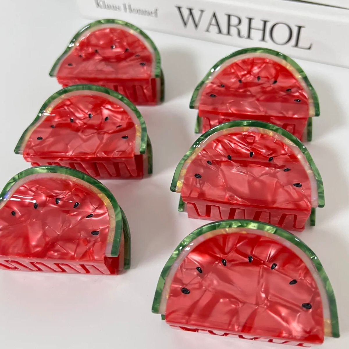 Small Watermelon Hair Claw