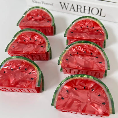 Small Watermelon Hair Claw