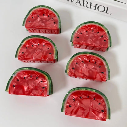 Small Watermelon Hair Claw