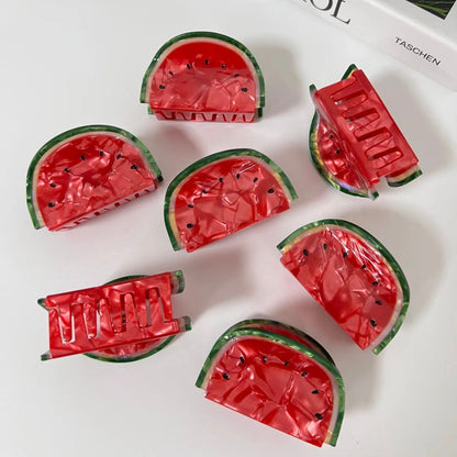 Small Watermelon Hair Claw