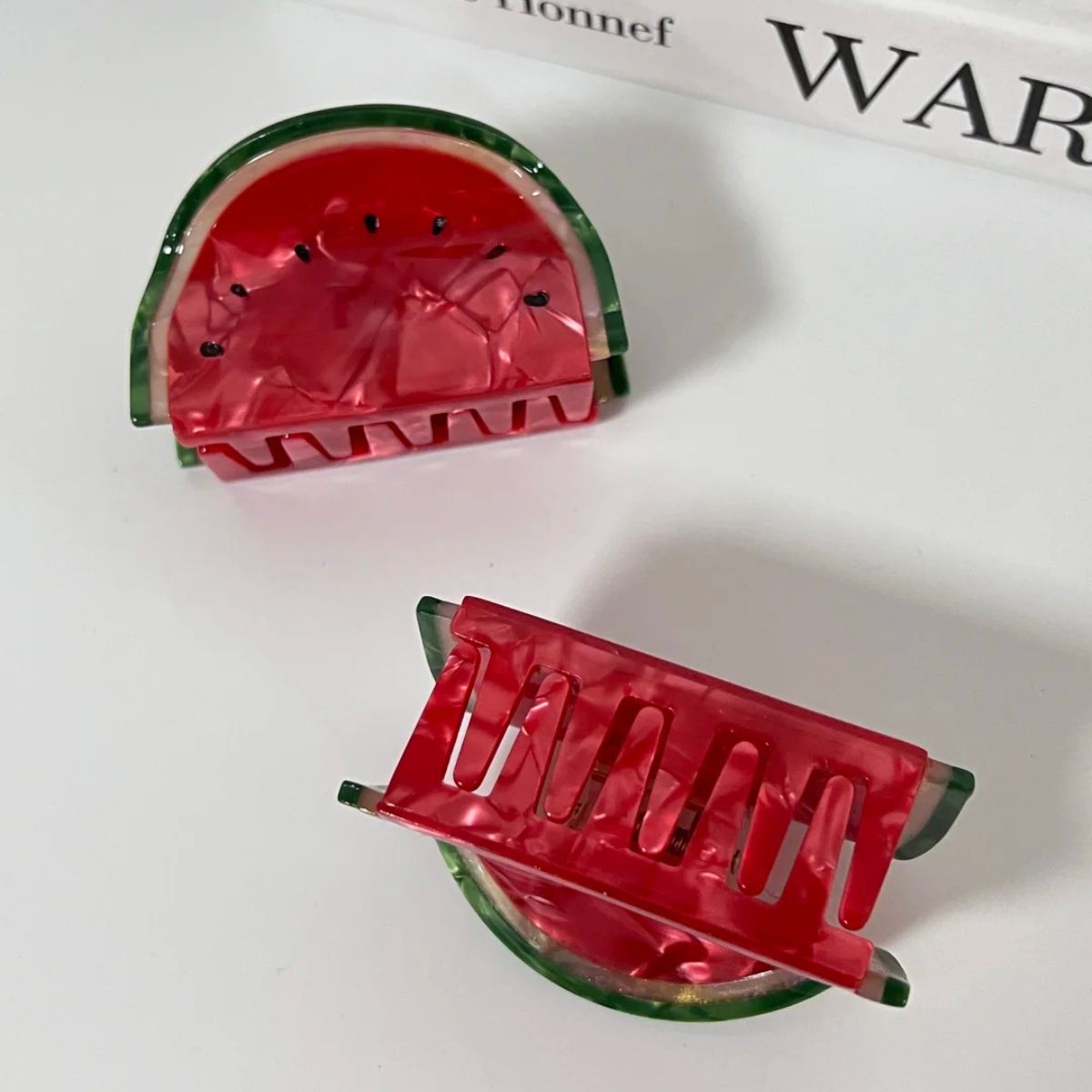 Small Watermelon Hair Claw