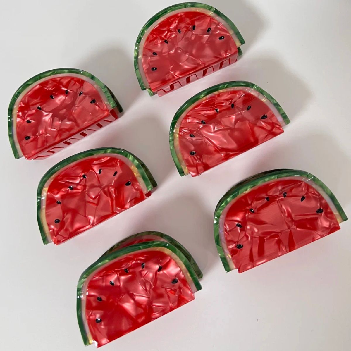 Small Watermelon Hair Claw