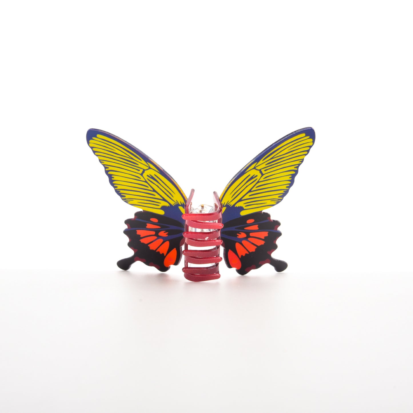 Small Yellow Butterfly Hair Claw