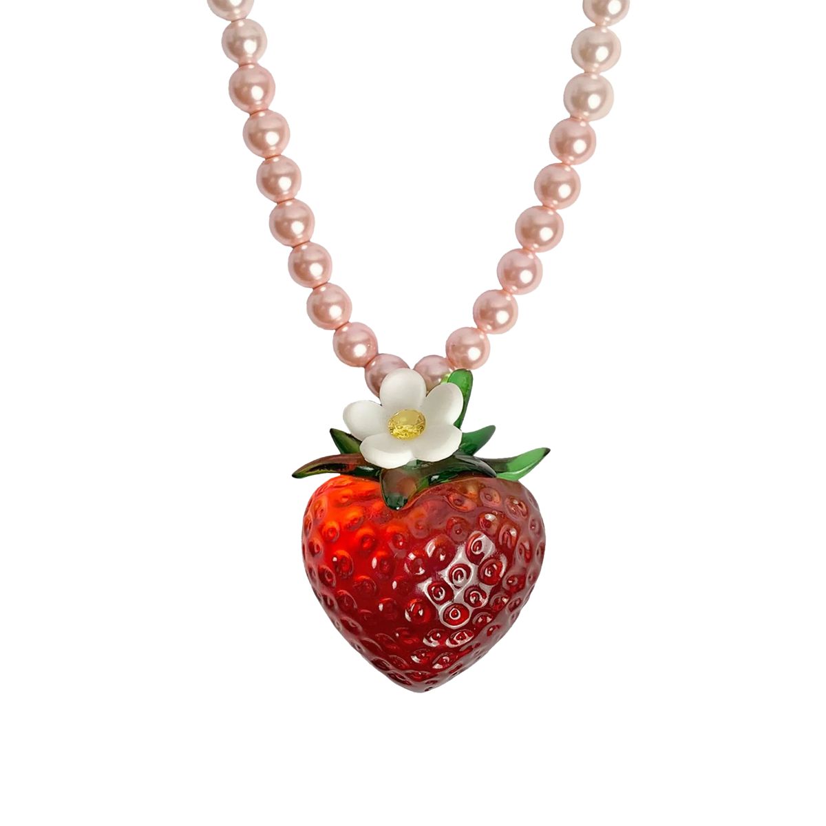 Strawberry Ring & Strawberry Pendant Necklace Collection