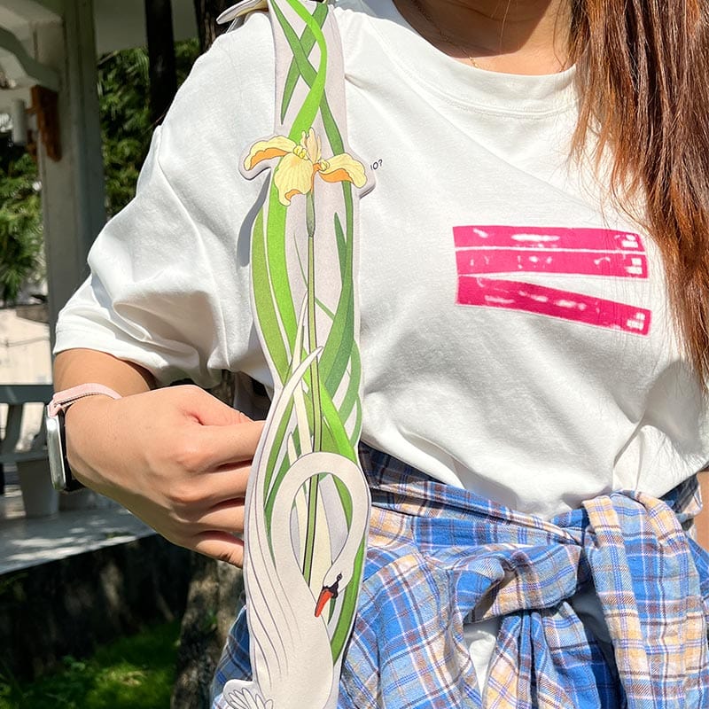 Swan-Themed Crossbody Phone Strap丨Lemonschunks