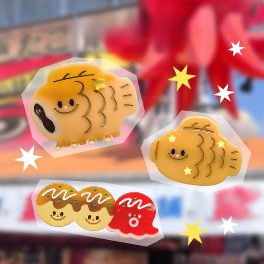 Taiyaki  Takoyaki Hair Claw