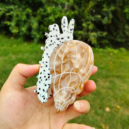 Large Textured Conch Shell Hair Claw 4 Colors
