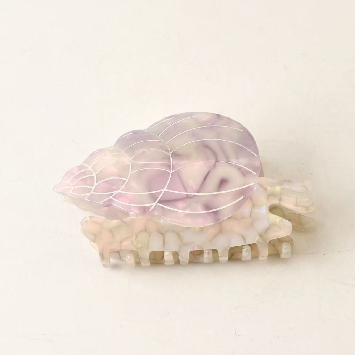 Large Textured Conch Shell Hair Claw 4 Colors