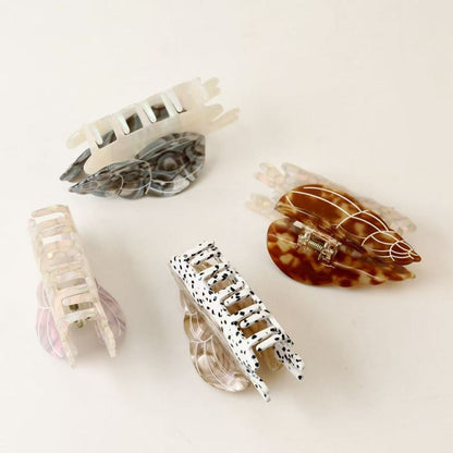 Large Textured Conch Shell Hair Claw 4 Colors