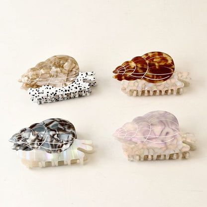Large Textured Conch Shell Hair Claw 4 Colors
