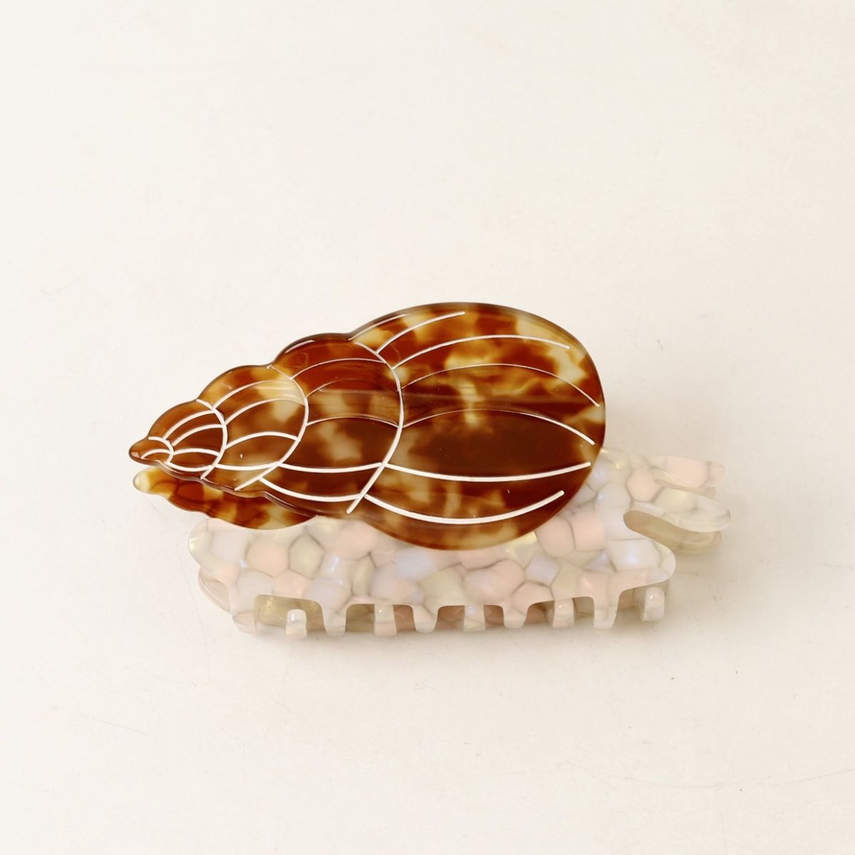 Large Textured Conch Shell Hair Claw 4 Colors