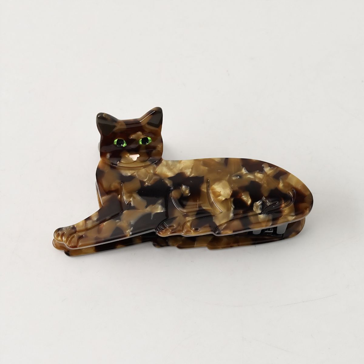 Medium Brown Tortoiseshell Cat Hair Claw