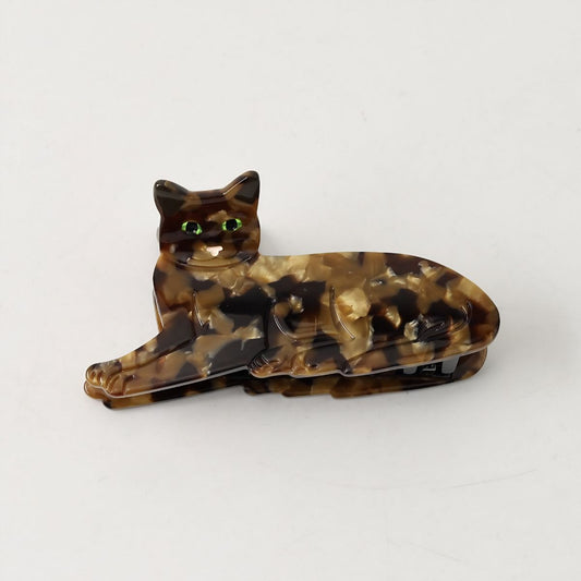 Medium Brown Tortoiseshell Cat Hair Claw
