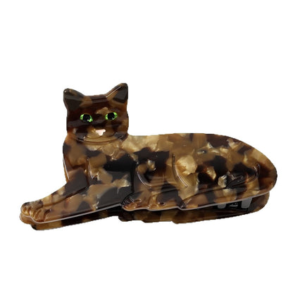 Medium Brown Tortoiseshell Cat Hair Claw