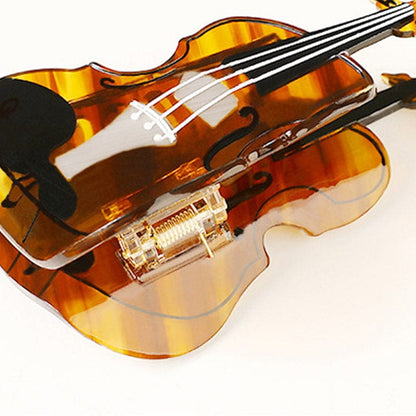 Large Tortoiseshell Violin Hair Claw