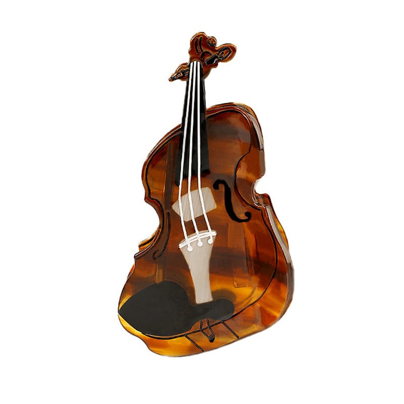 Large Tortoiseshell Violin Hair Claw