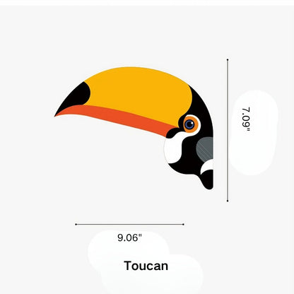 Toucan Zipper Pouch Pencil Case Bag (Ramphastos)