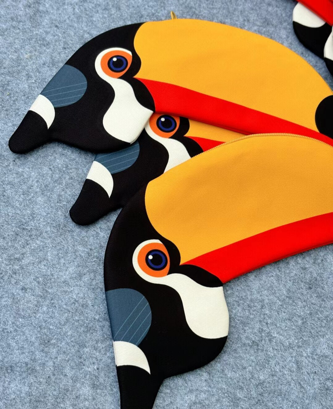 Toucan Zipper Pouch Pencil Case Bag (Ramphastos)