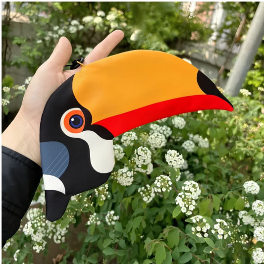 Toucan Zipper Pouch Pencil Case Bag (Ramphastos)