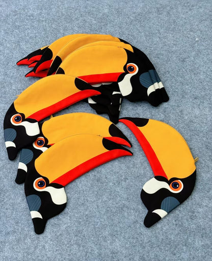 Toucan Zipper Pouch Pencil Case Bag (Ramphastos)