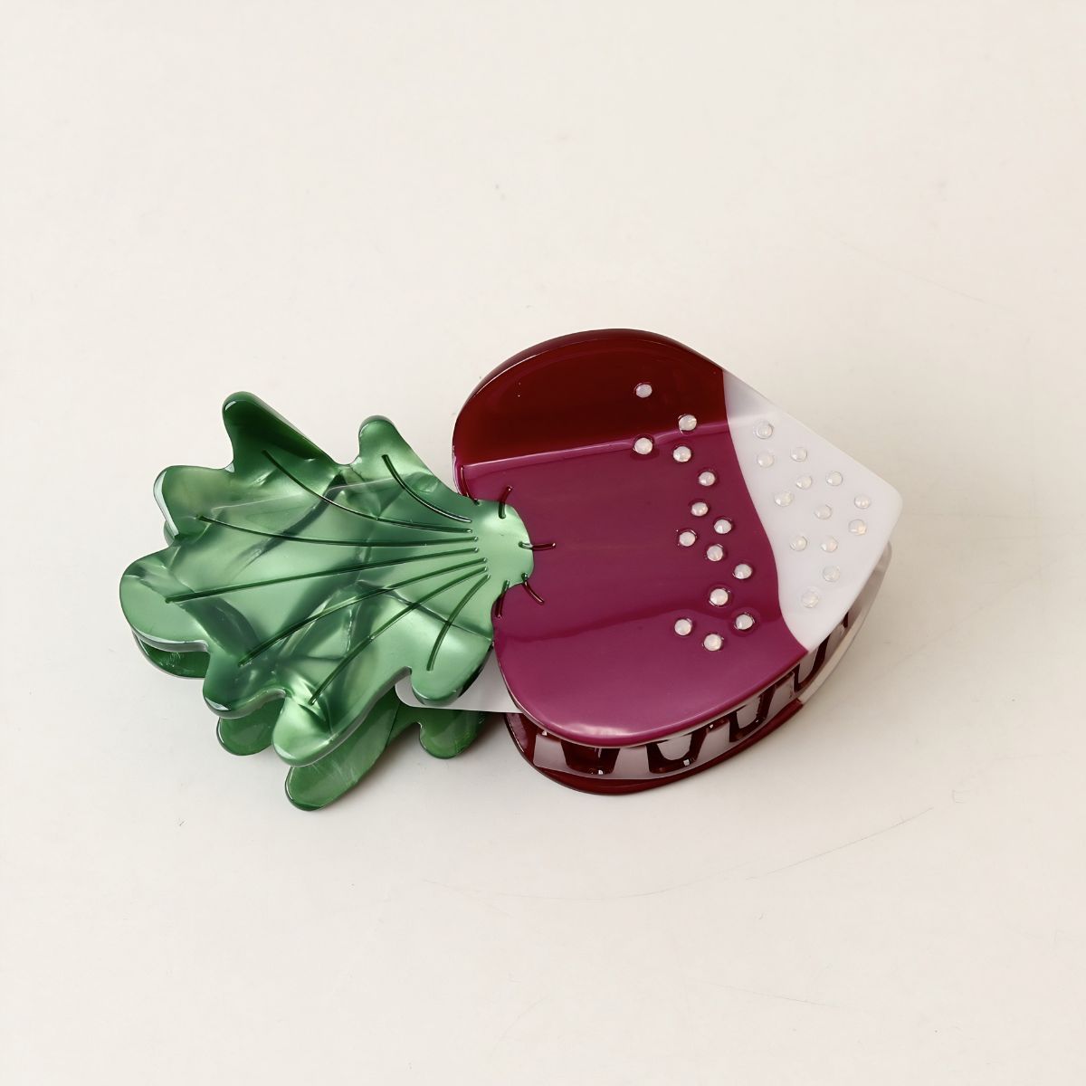Large Carrot Radish Vegetable Hair Claw 3 Styles