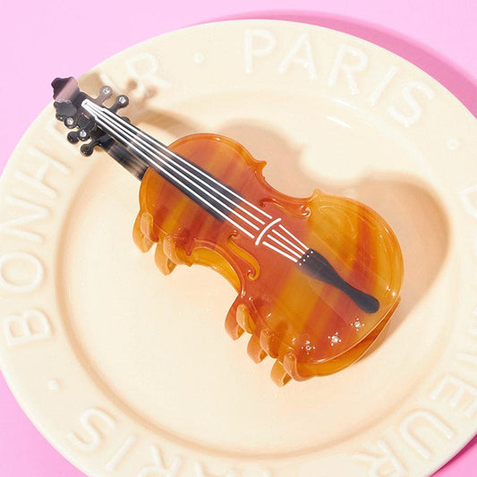 Large Sunset Violin Hair Claw丨Lemonschunks
