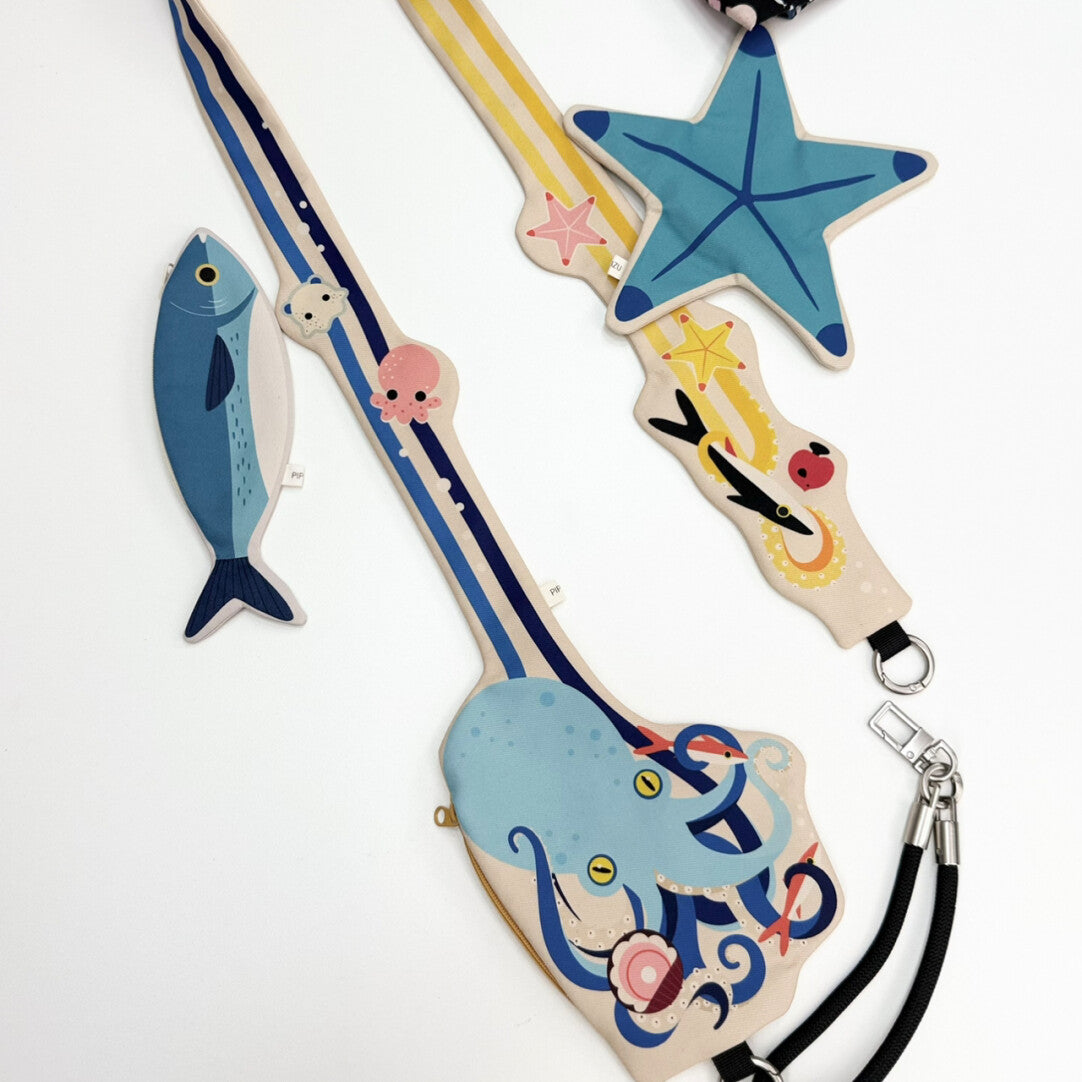 Ocean Animal Phone Crossbody Strap Bag 12 Styles