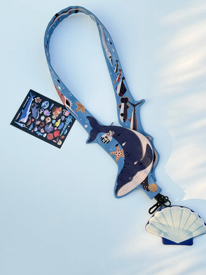 Ocean Animal Phone Crossbody Strap Bag 12 Styles